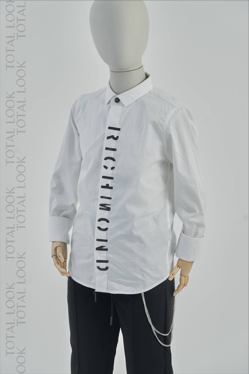 Рубашка RICHMOND белый Мальчики 6 лет