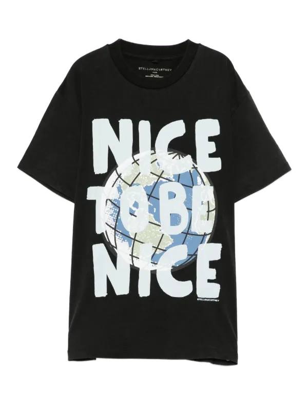 Футболка STELLA McCARTNEY Мальчики черный 8 лет