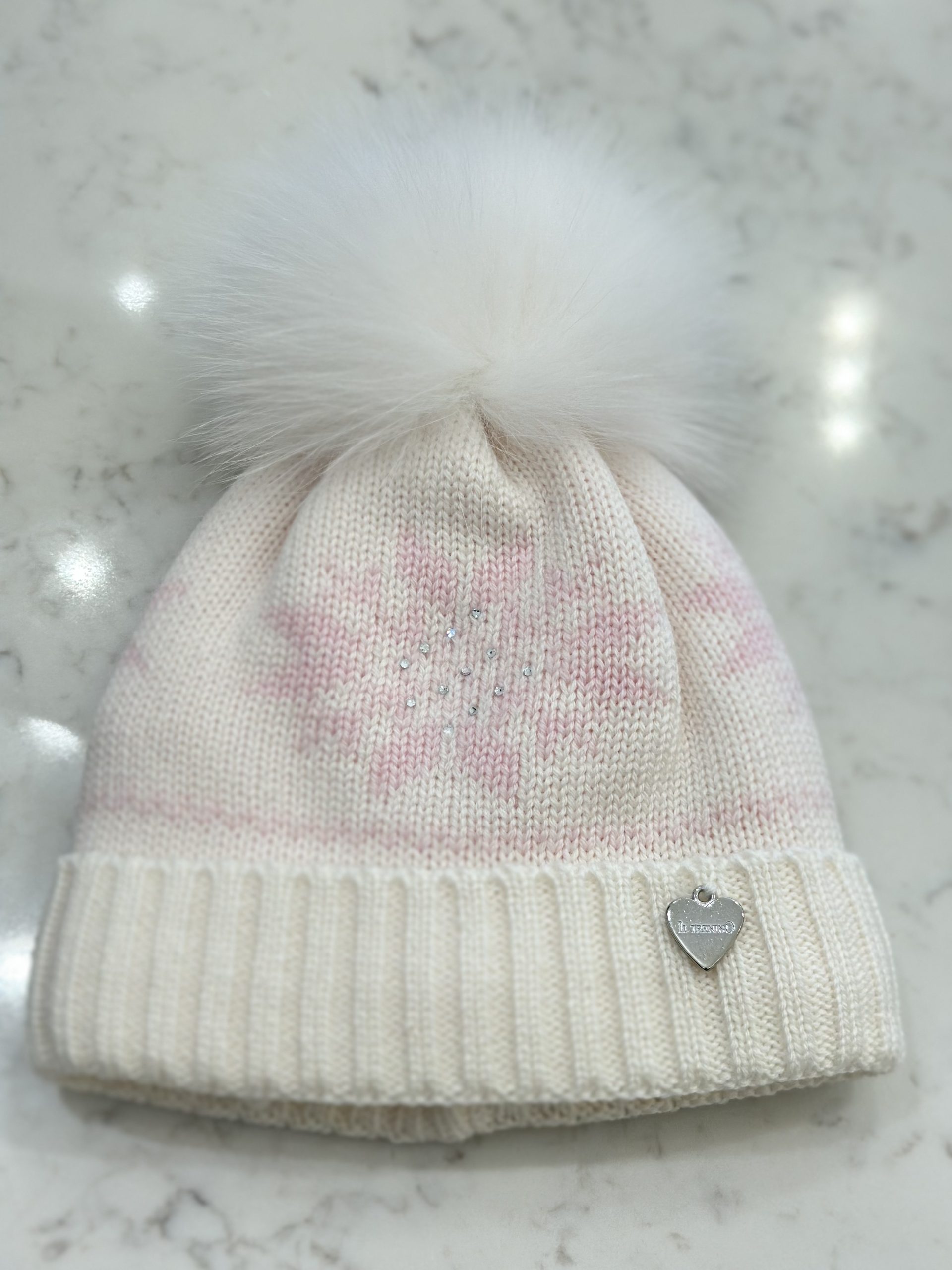 Шапка IL TRENINO Белый Девочки 3-6 мес