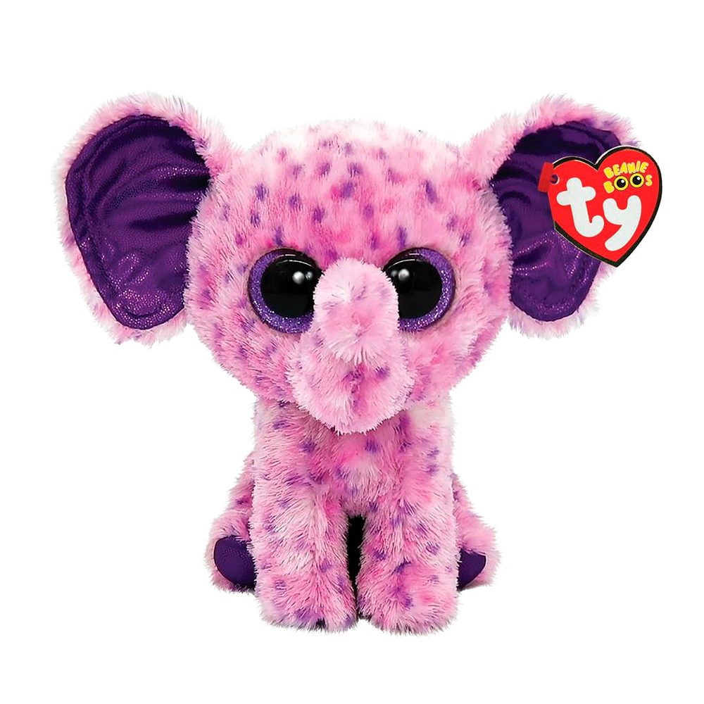 Мягкая игрушка TY фиолетовый слоник Eva