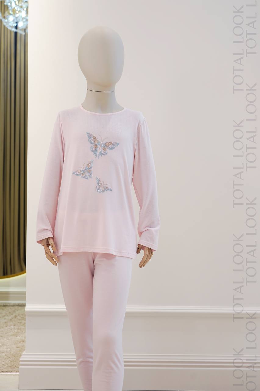 Пижама STORY LORIS LUXURY Девочки розовый/голубой 3 года