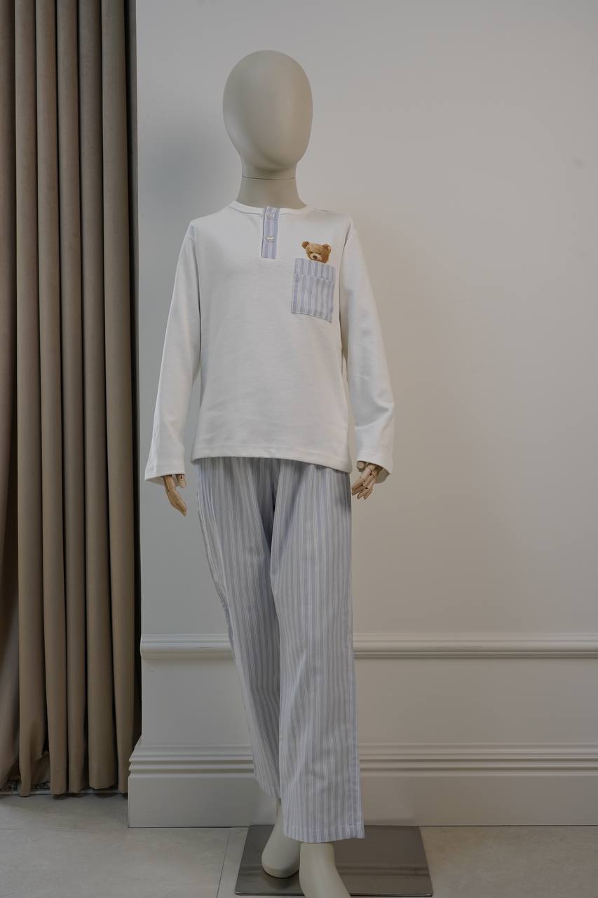 Пижама STORY LORIS Мальчики белый/голубой 3 года