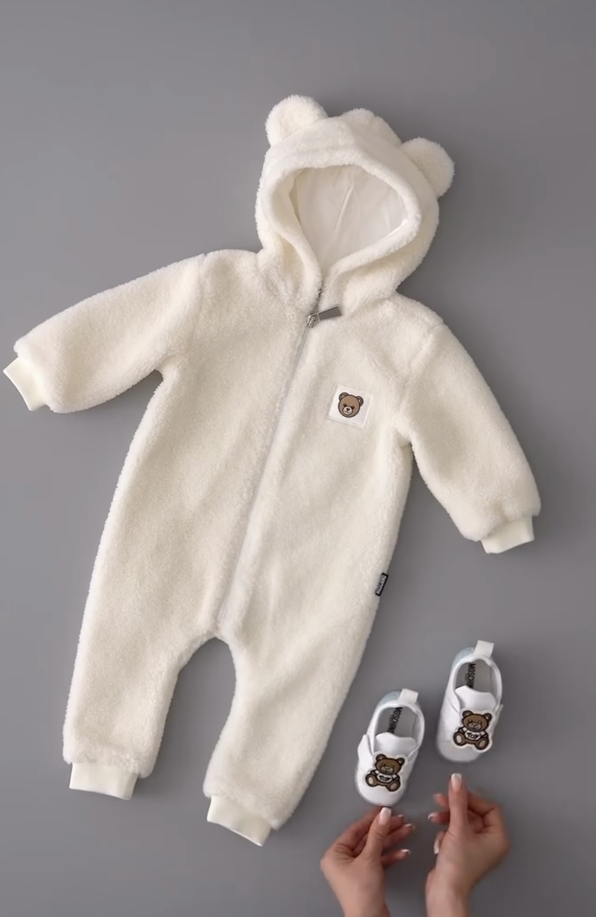 Ромпер MOSCHINO Универсальный Белый 6-9 мес