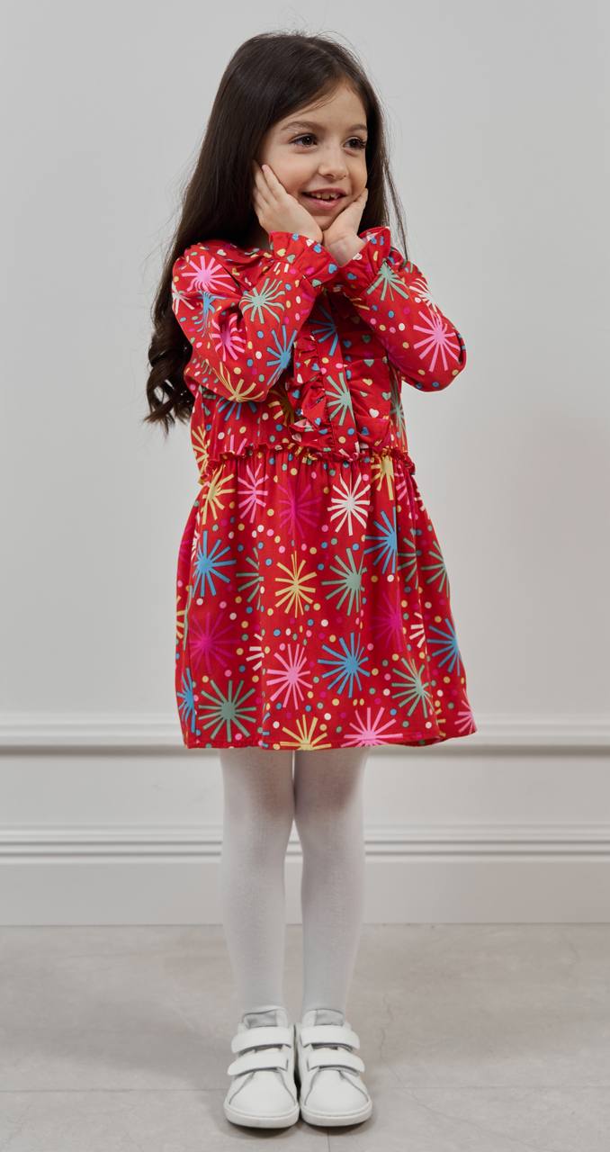 Платье STELLA McCARTNEY Девочки красный/разноцветный 4 года