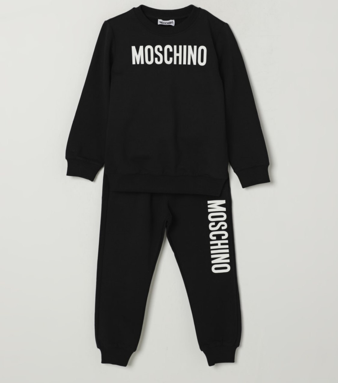 Толстовка с брюками MOSCHINO Универсальный Черный 8 лет