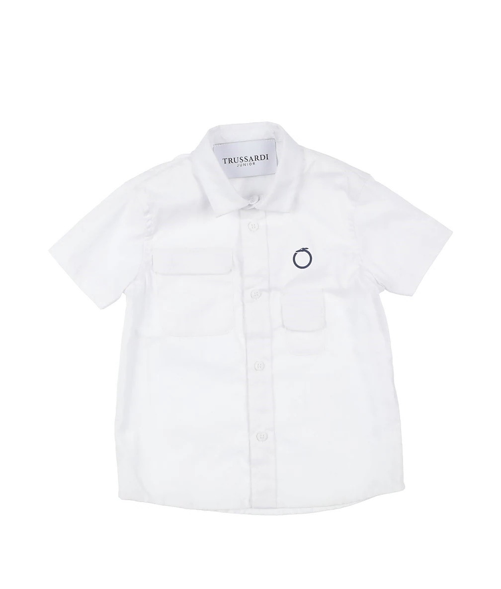 Рубашка TRUSSARDI белый Мальчики 4 года