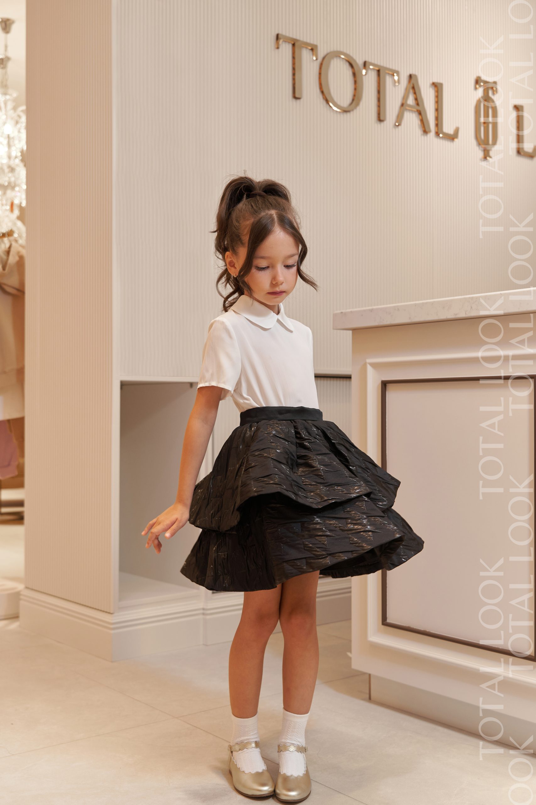 Юбка ELIE SAAB Девочки черный 4 года