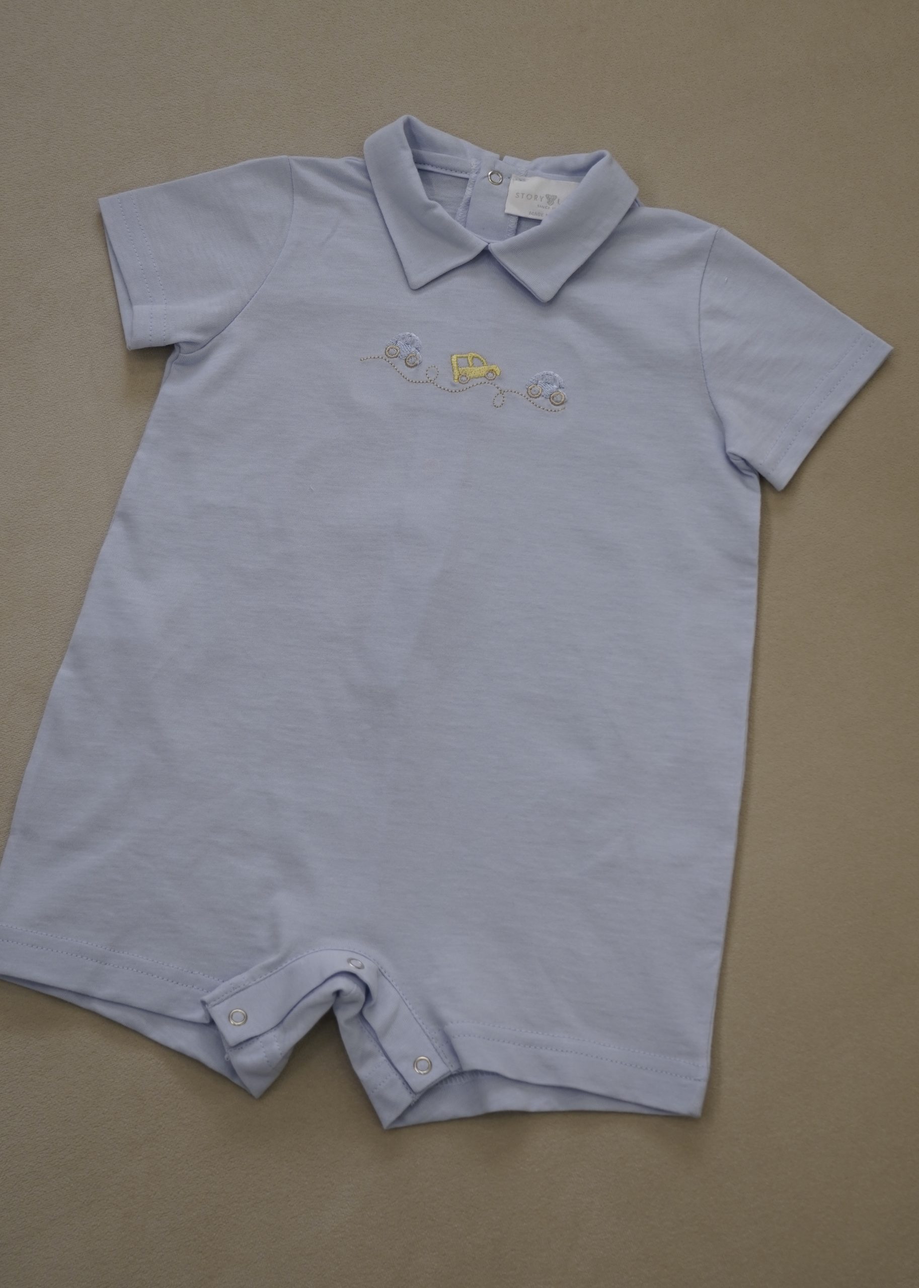 Ромпер STORY LORIS Мальчики Голубой 6м