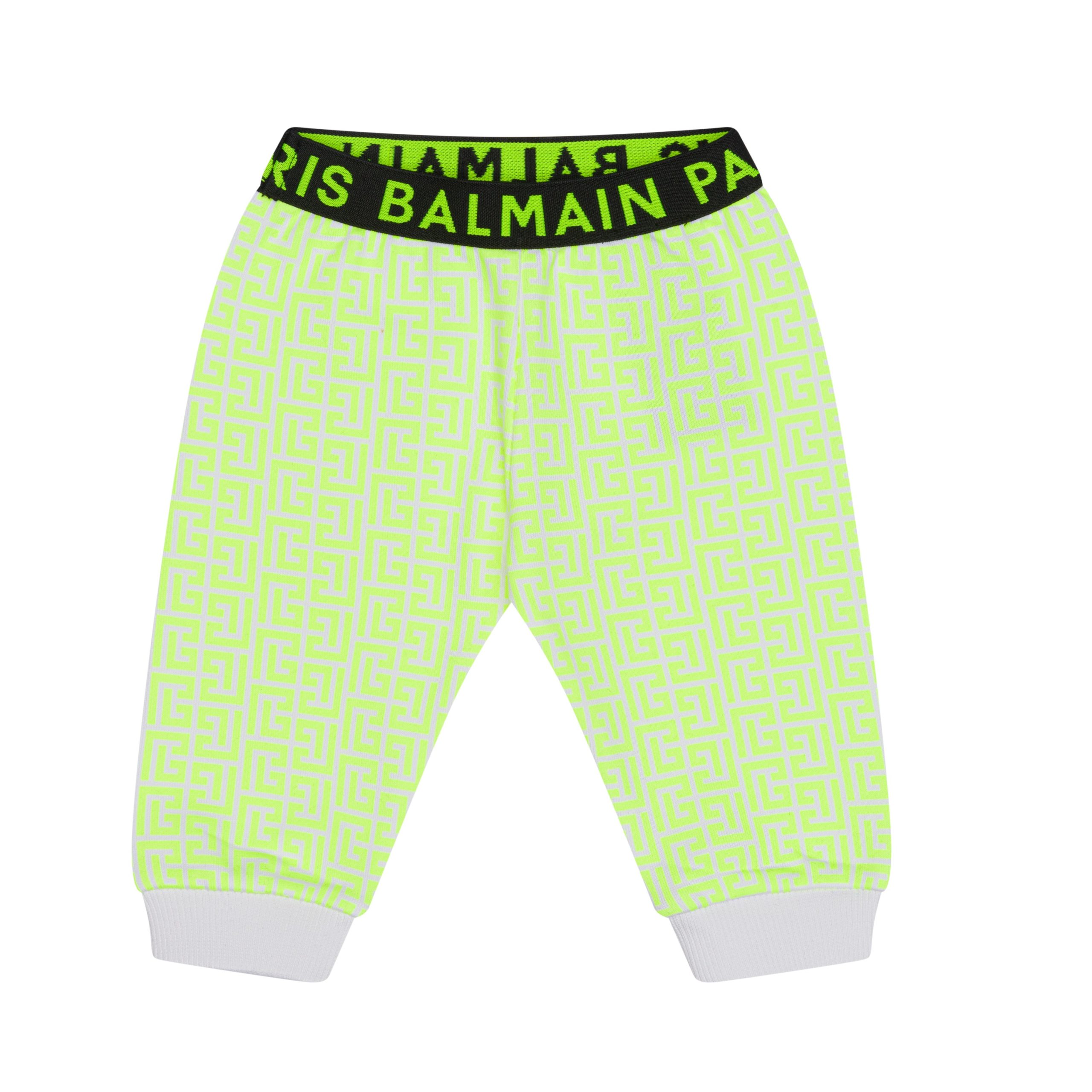 Брюки BALMAIN белый/желтый Мальчики 36 м