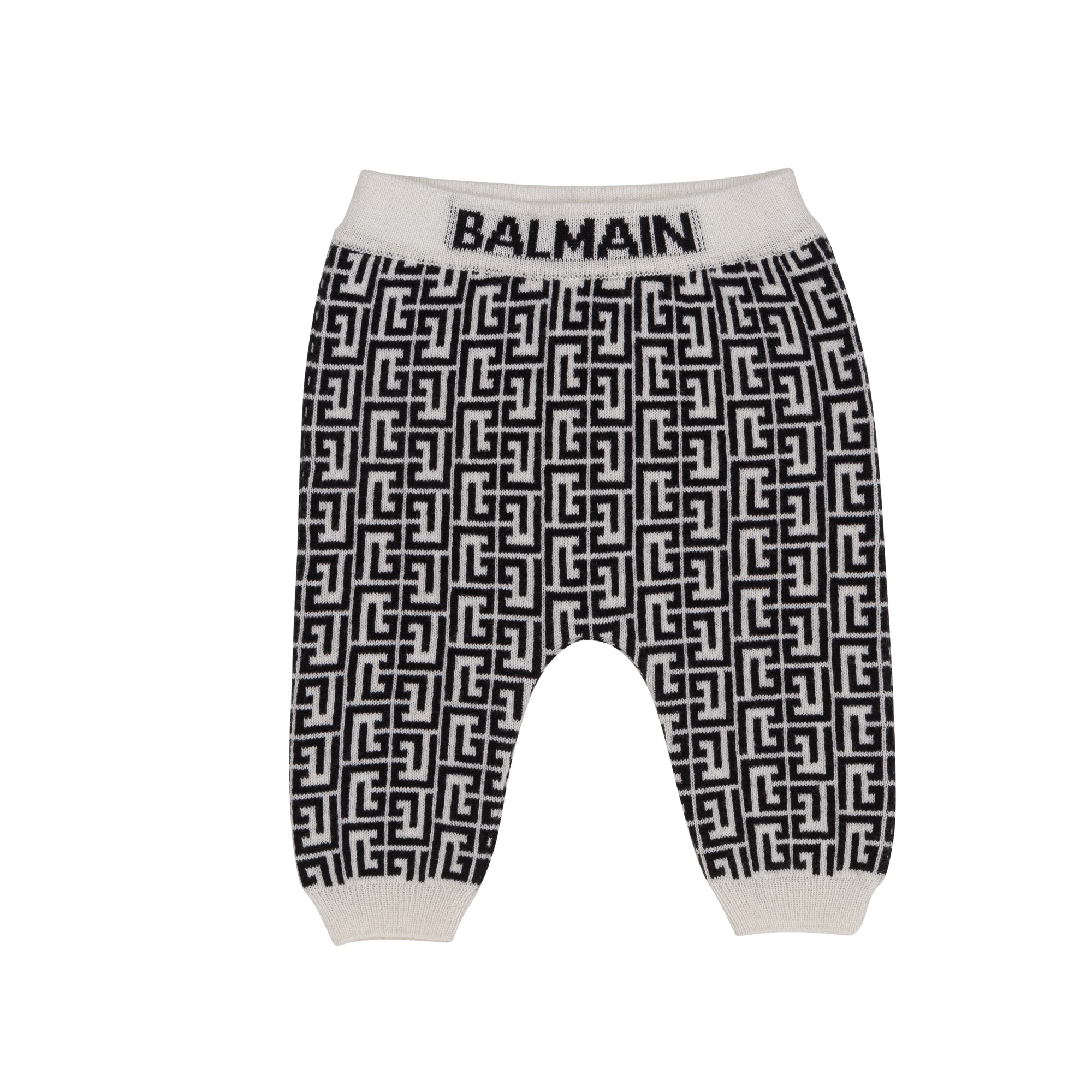 Легинсы BALMAIN Девочки молочный/черный 18 м