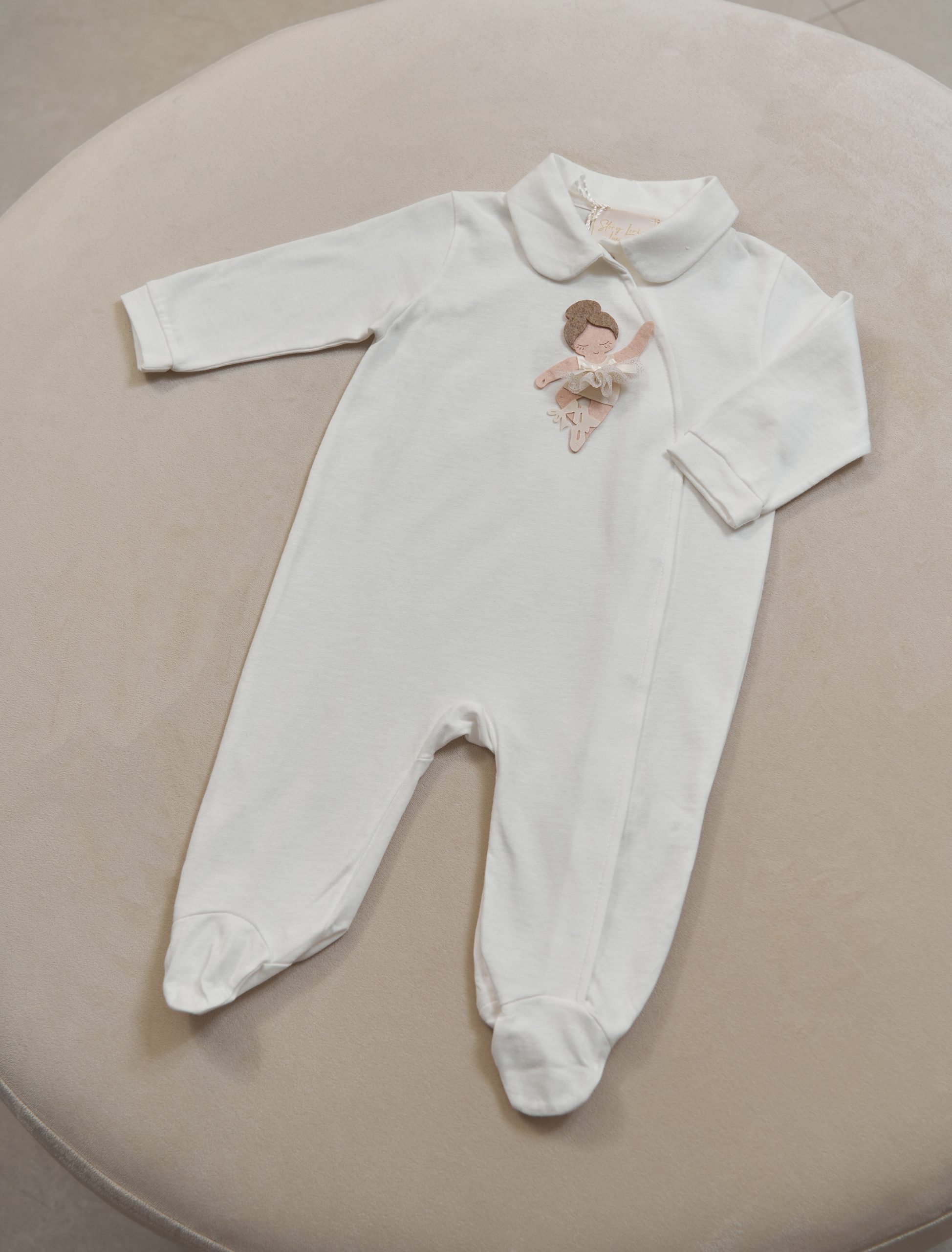 Комбинезон STORY LORIS LUXURY молочный Девочки 3 м