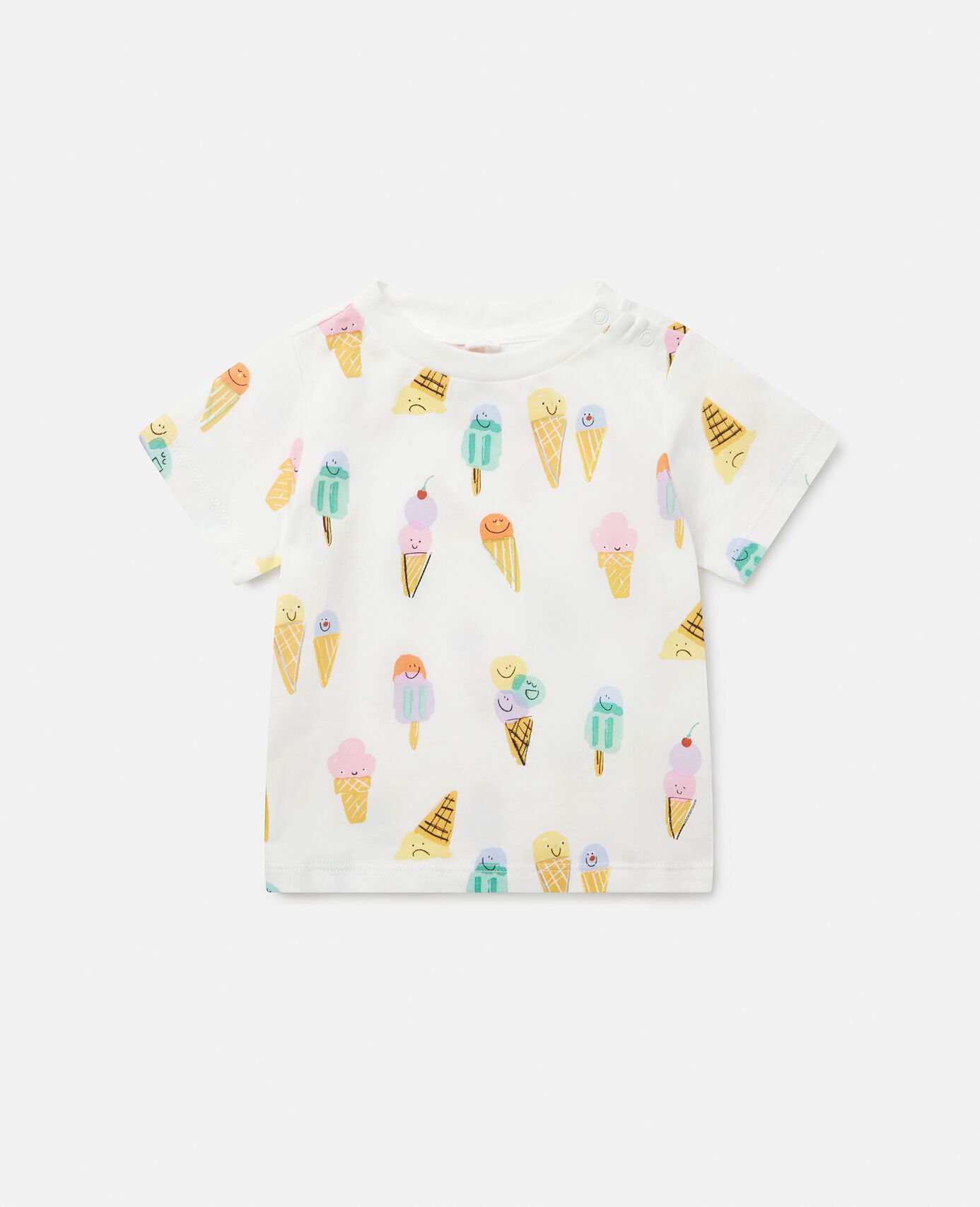 Футболка STELLA McCARTNEY Девочки молочный/разноцветный 24м