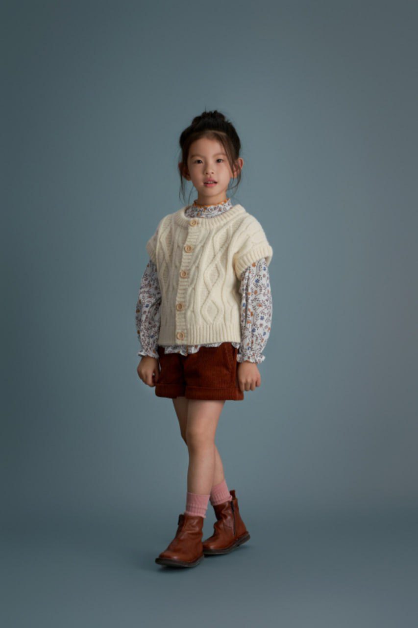 Жилет C'ERA UNA VOLTA Девочки белый 3 года — изображение 2