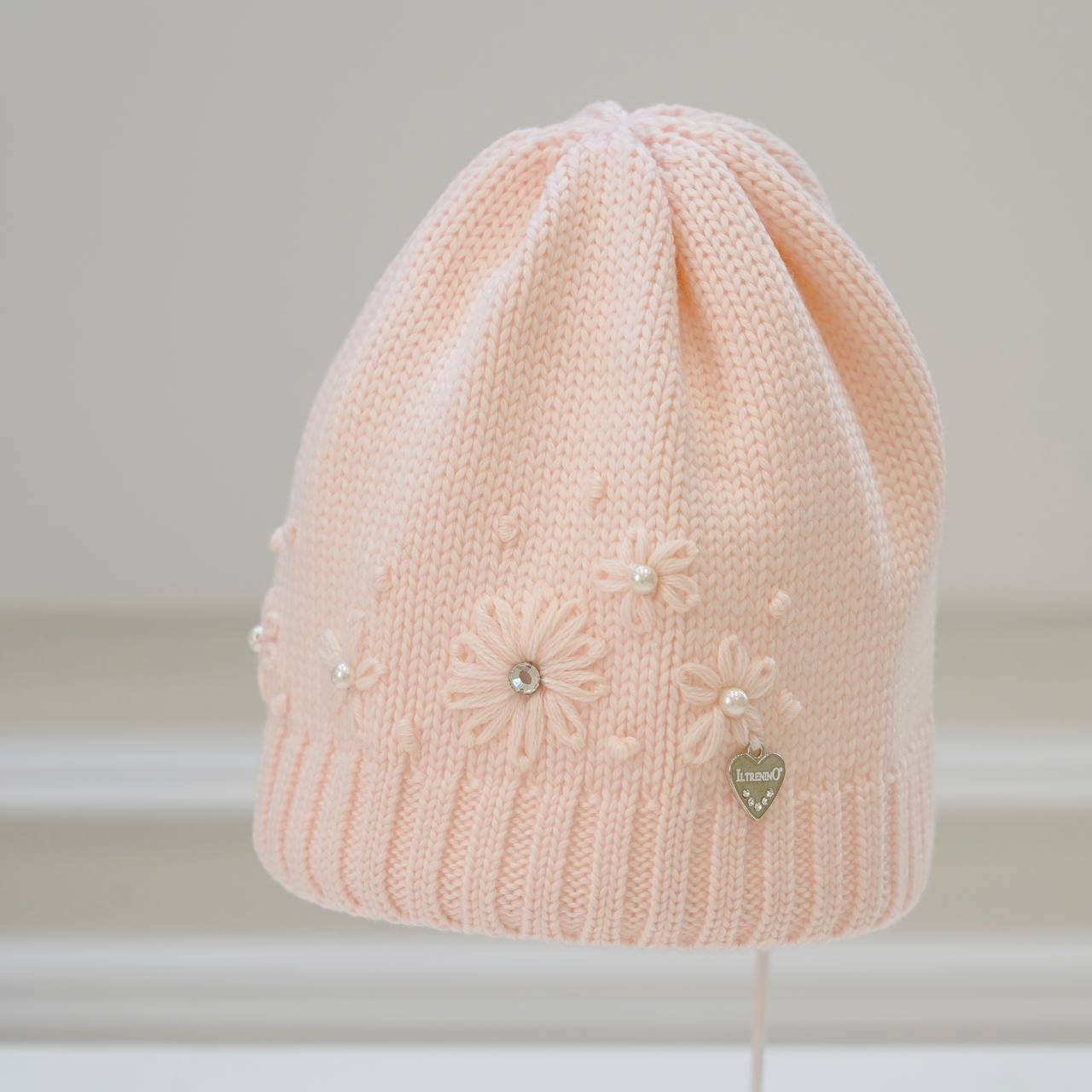 Шапка IL TRENINO Девочки светло-розовый 3-4 года