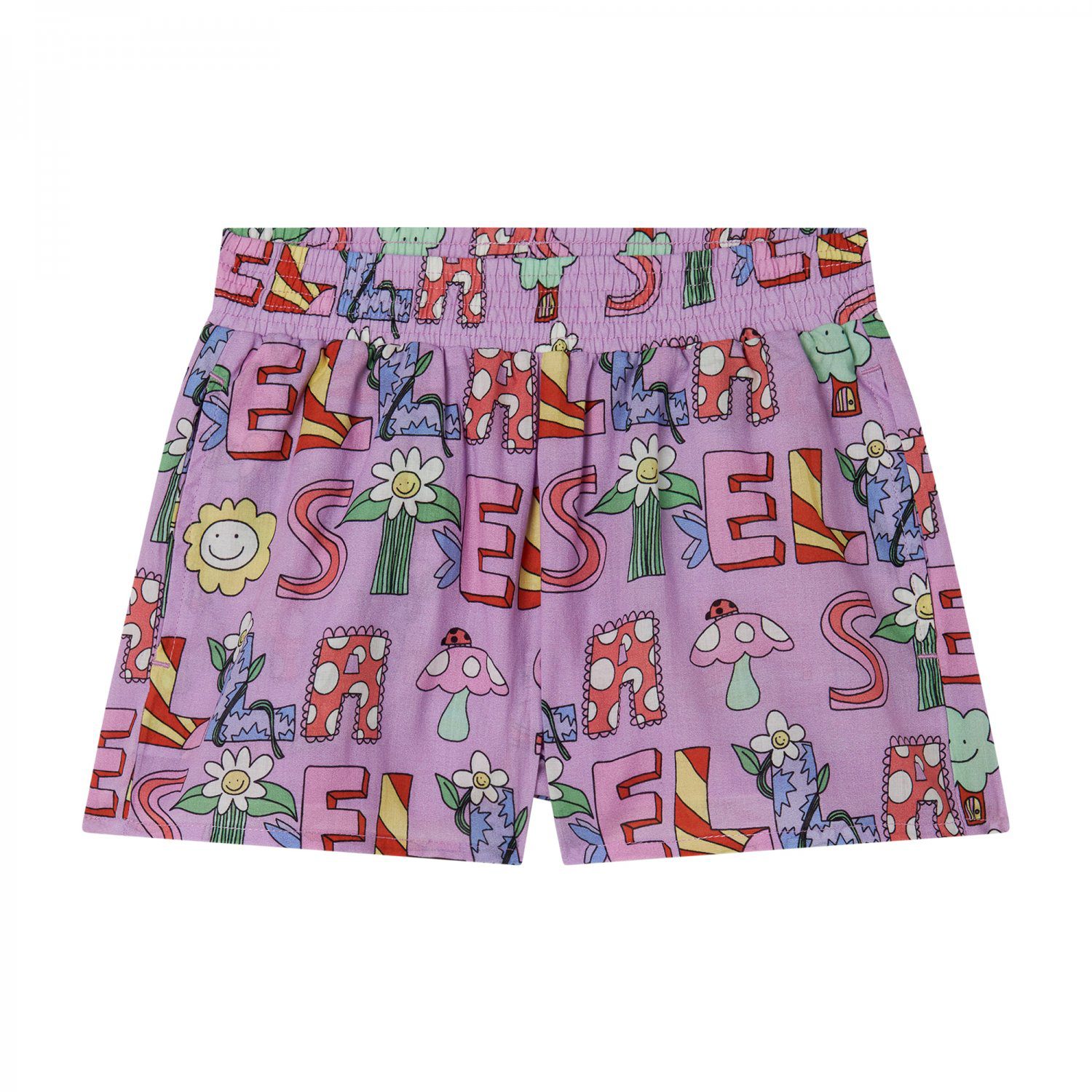Шорты STELLA McCARTNEY Девочки сиреневый/разноцветный 5лет