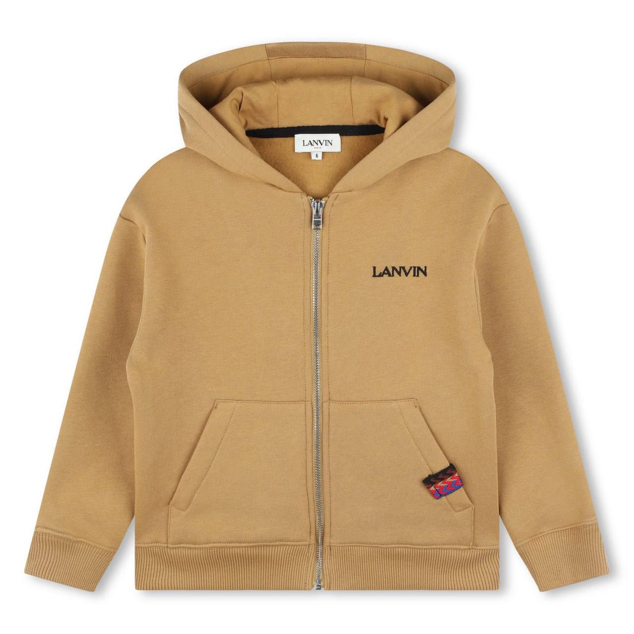 Толстовка LANVIN Мальчики светло-коричневый 8 лет