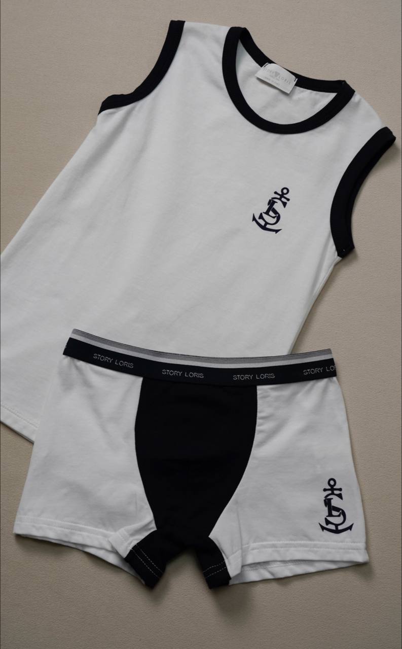Майка STORY LORIS белый Мальчики 8 лет — изображение 2