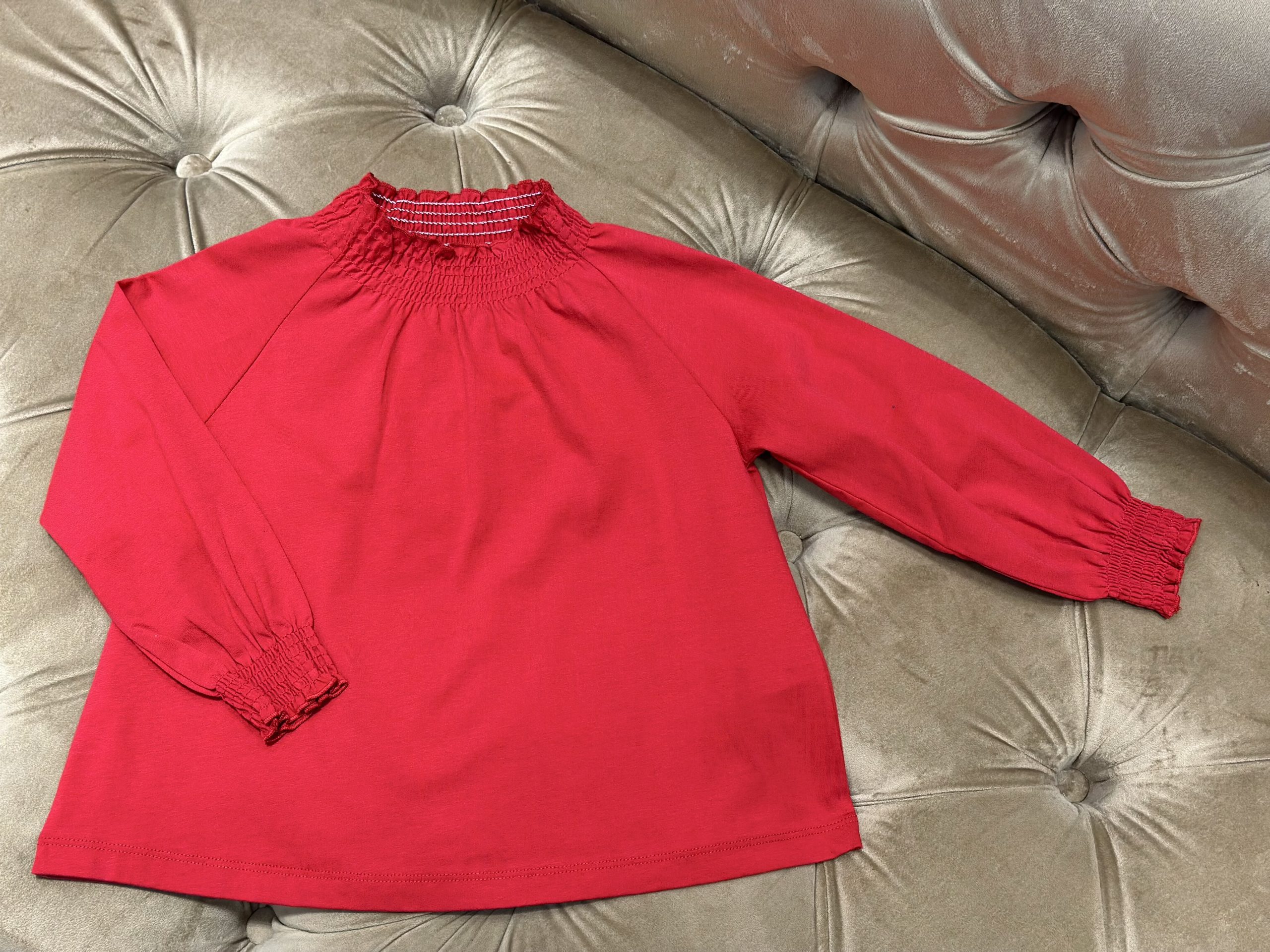 Блузка DOUUOD Девочки 3 года красный