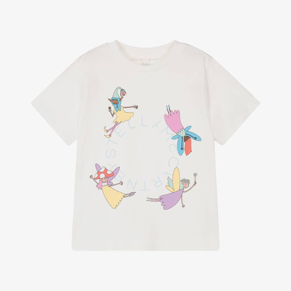 Футболка STELLA McCARTNEY Девочки молочный 5лет