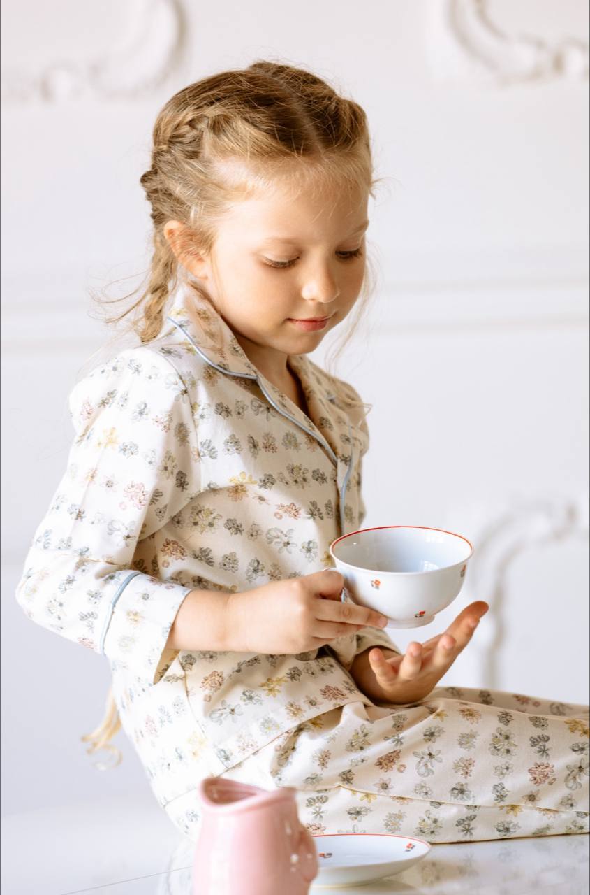 Пижама STORY LORIS LUXURY белый Девочки 6 лет