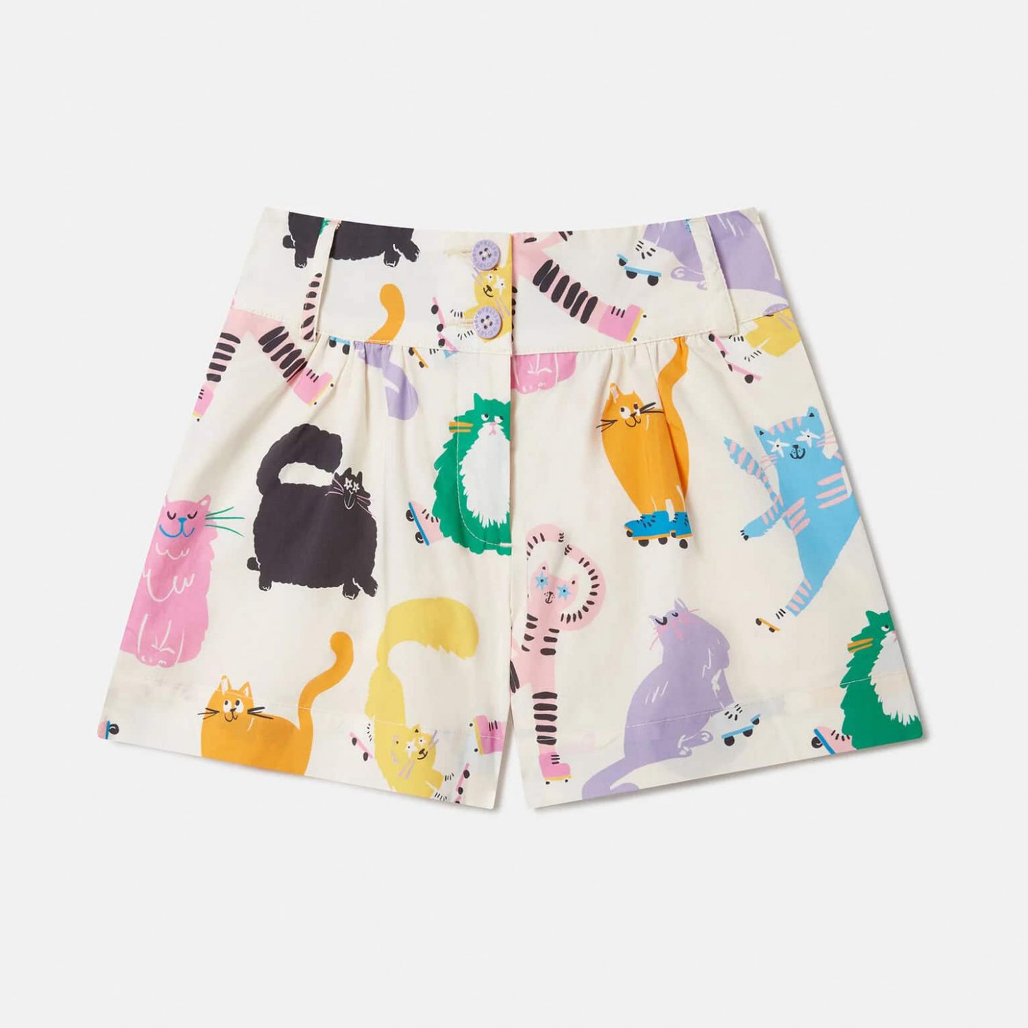 Шорты STELLA McCARTNEY Девочки молочный/разноцветный 4года