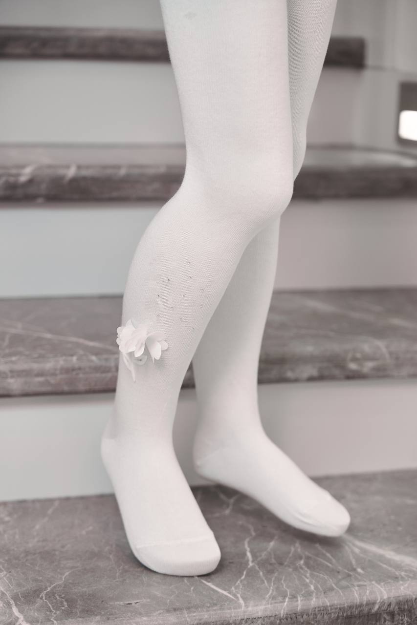 Колготки STORY LORIS Девочки белый 1-2 года