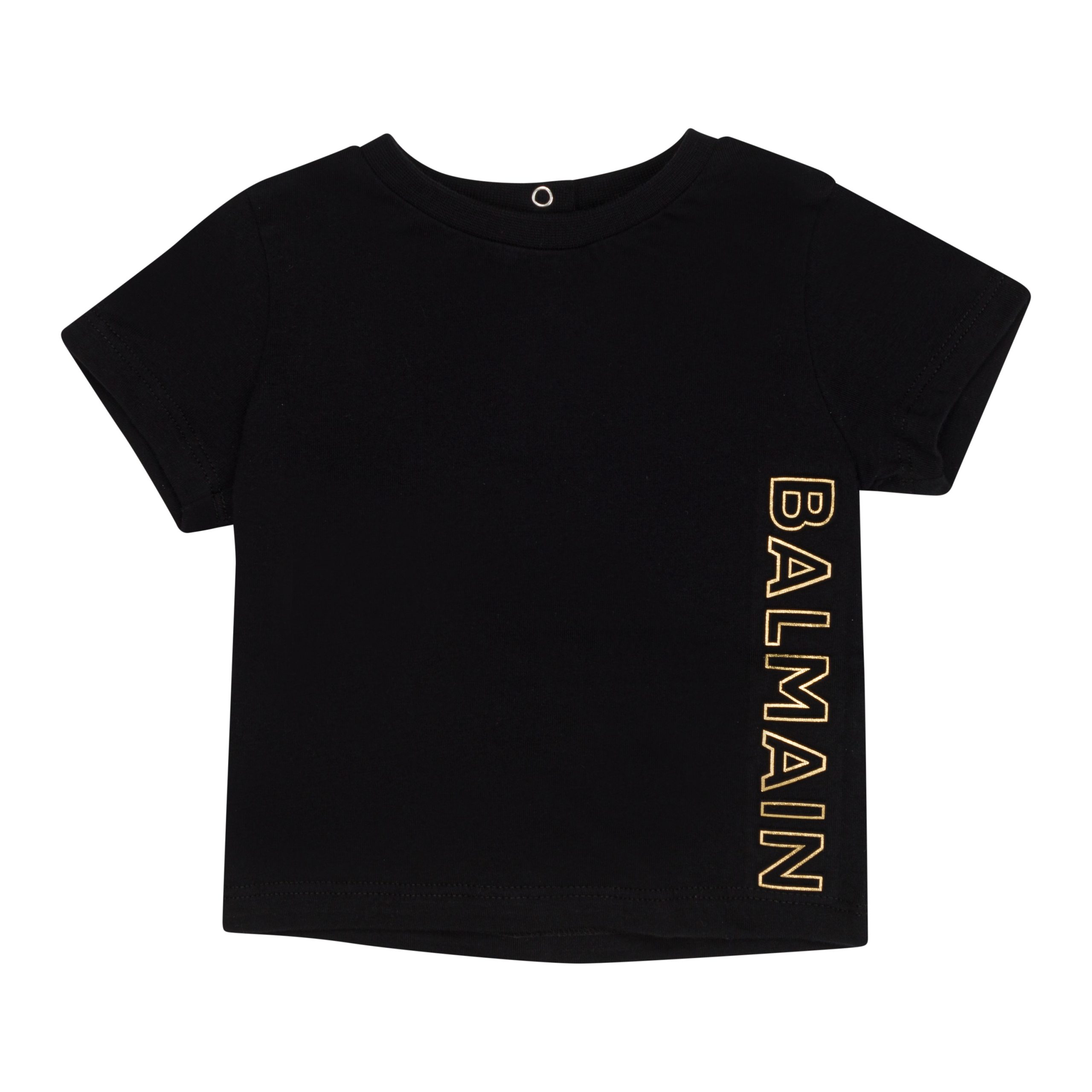 Футболка BALMAIN черный/золотой Мальчики 36 м