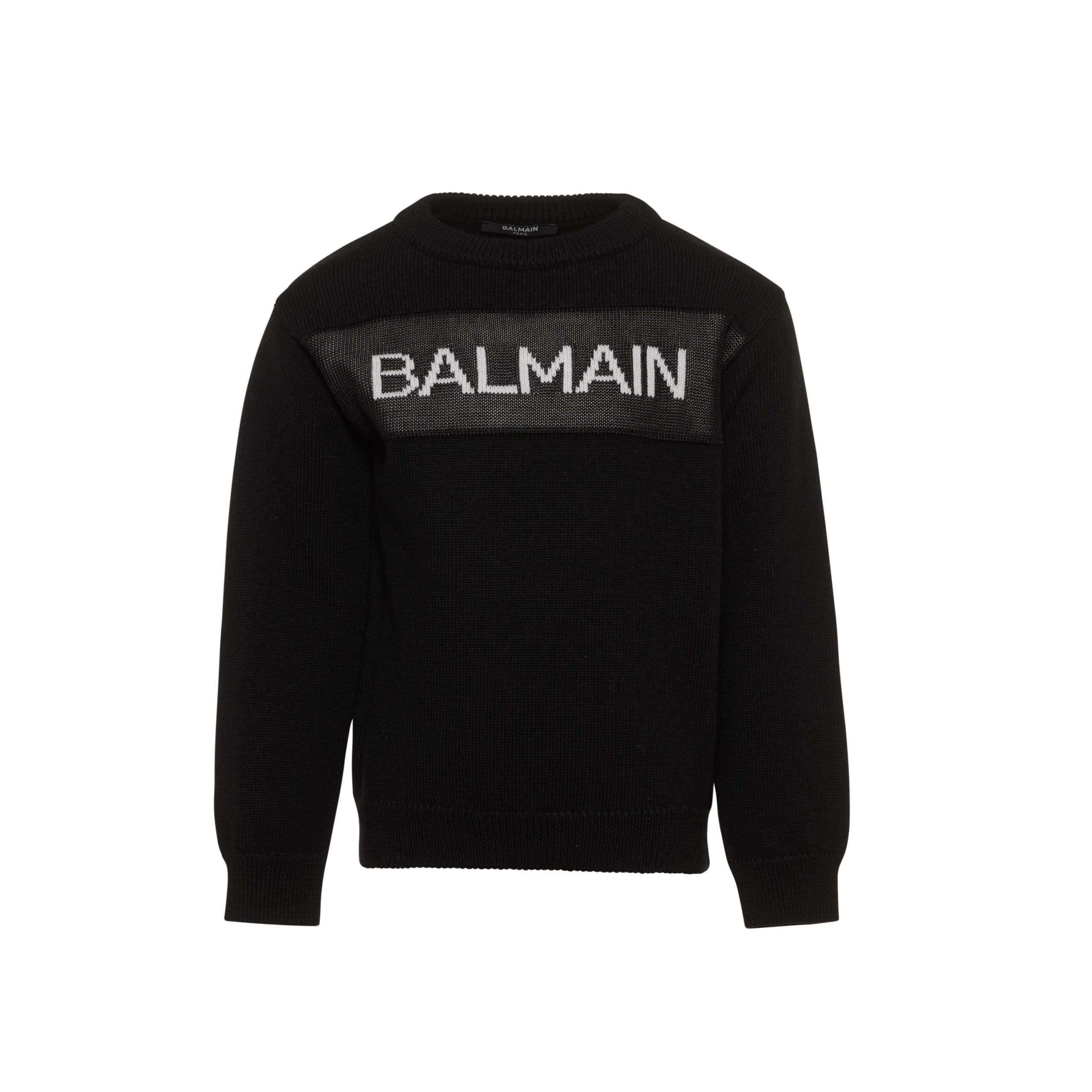 Джемпер BALMAIN Мальчики 10 лет черный/белый