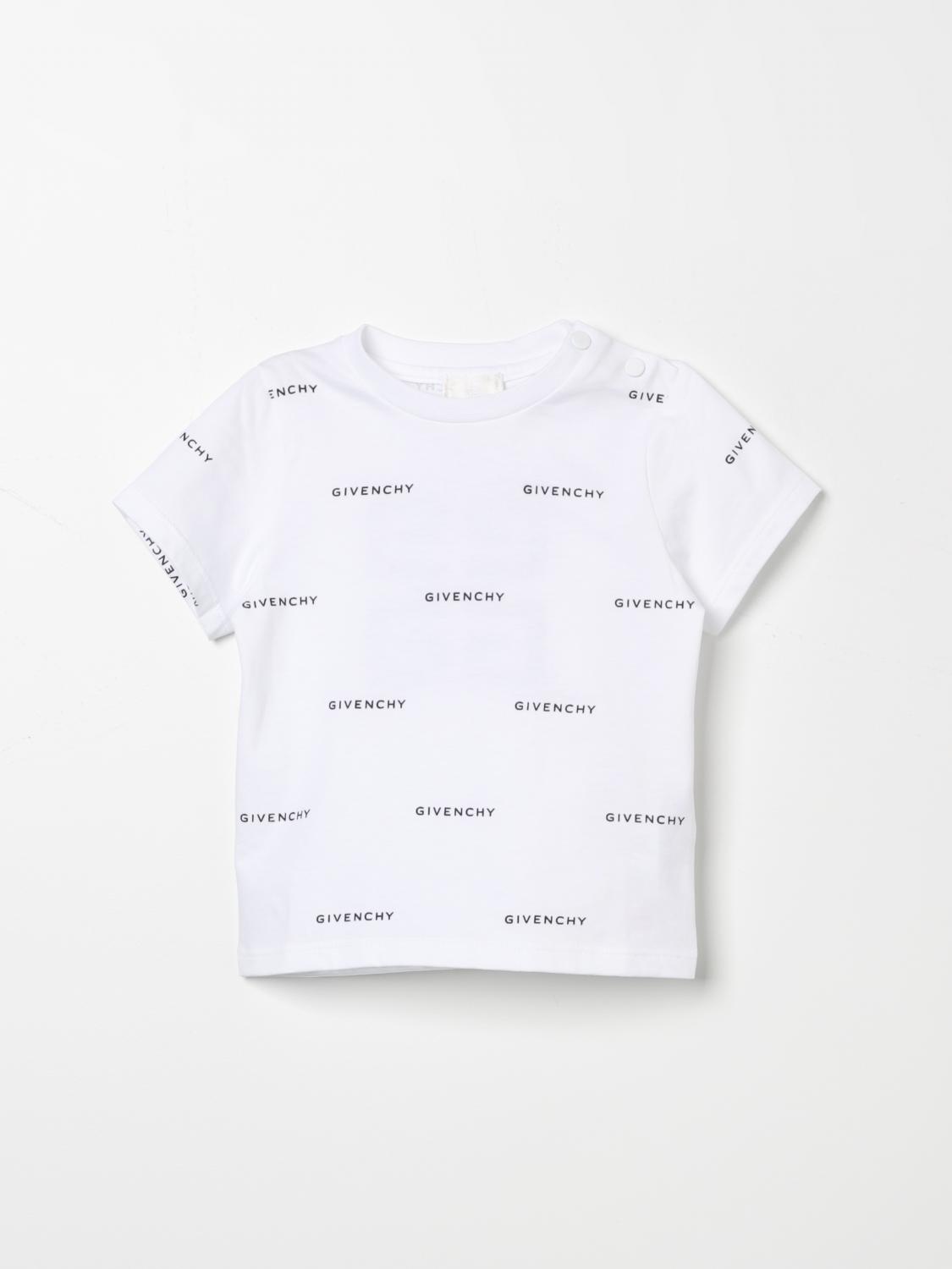 Футболка GIVENCHY белый/черный Мальчики 6 м