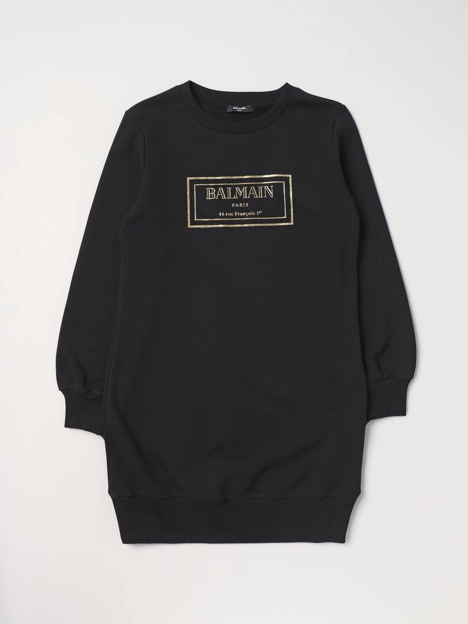 Платье BALMAIN Девочки черный/золотой 10 лет