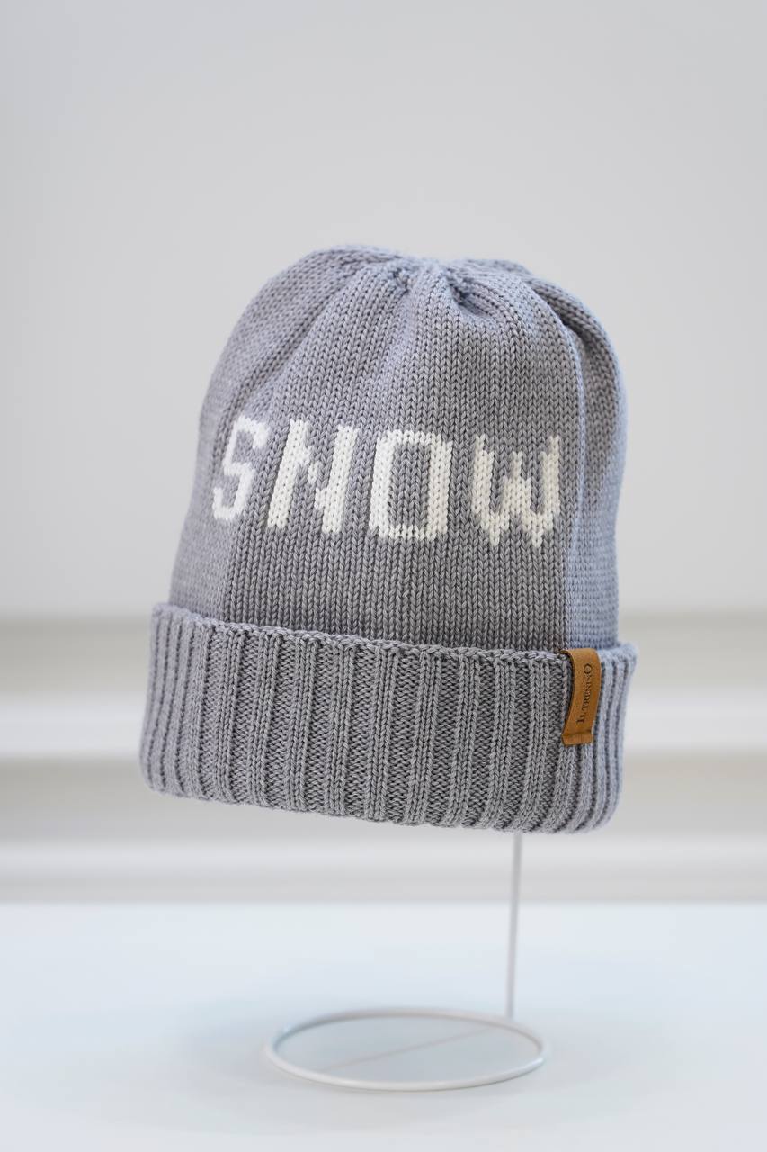Шапка IL TRENINO Девочки серебряный/белый 3-4 года