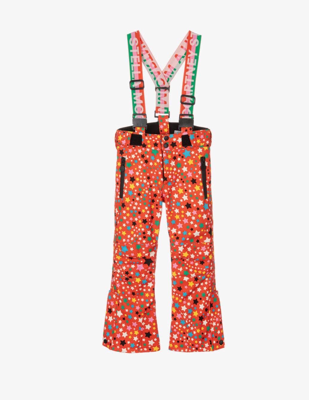 Брюки утепленные на лямках STELLA McCARTNEY Девочки красный 4 года