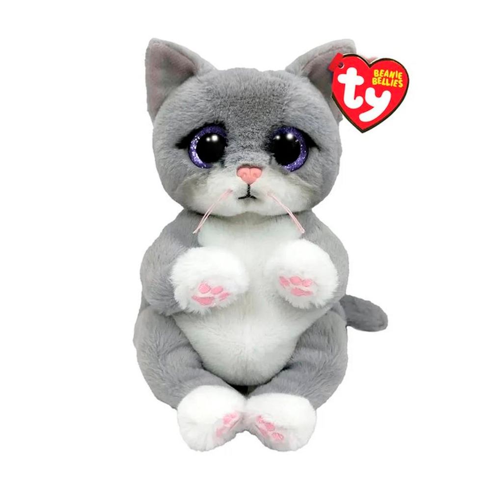 Мягкая игрушка TY серая кошка Morgan