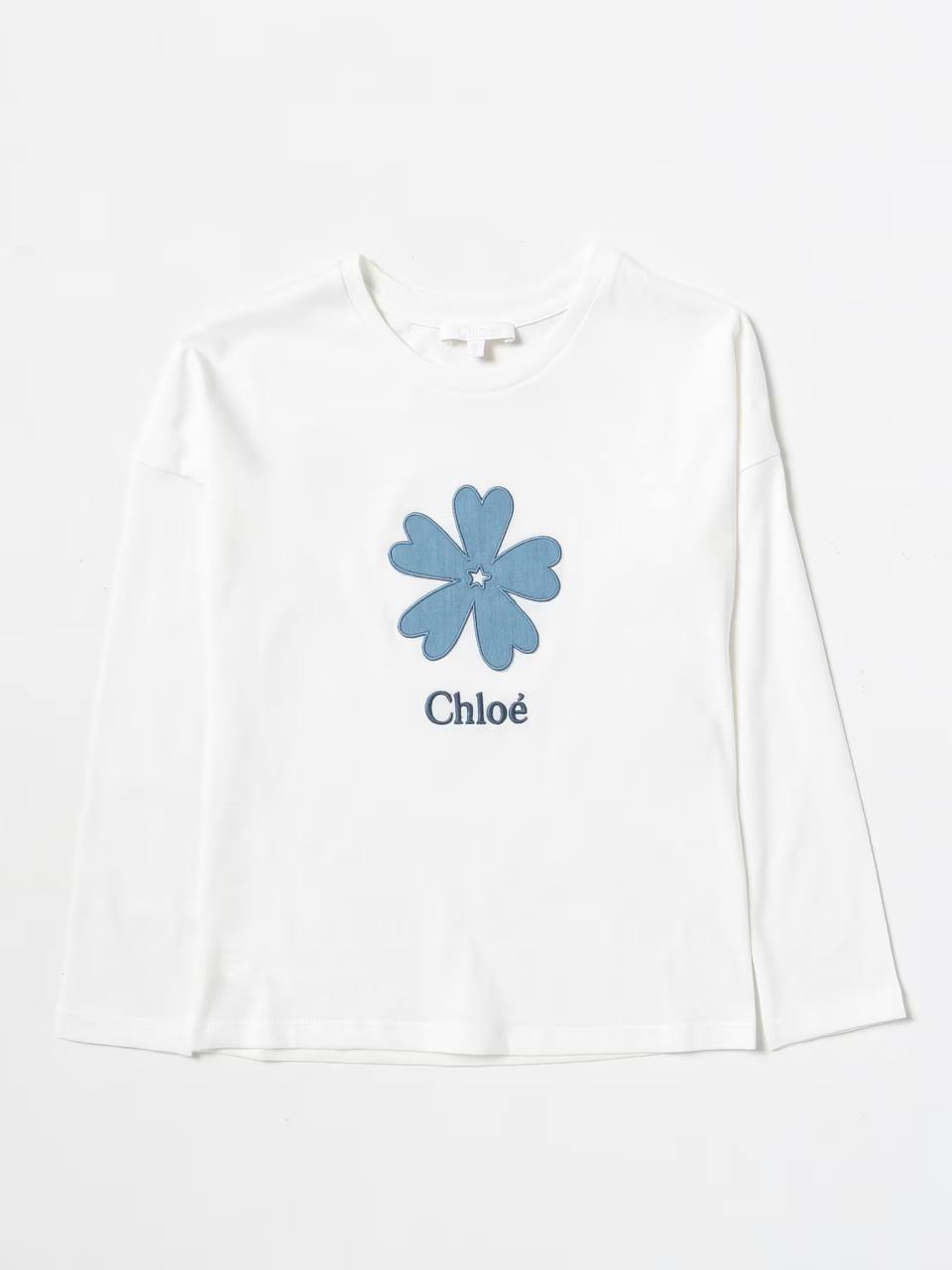 Футболка CHLOE Девочки белый 12 лет