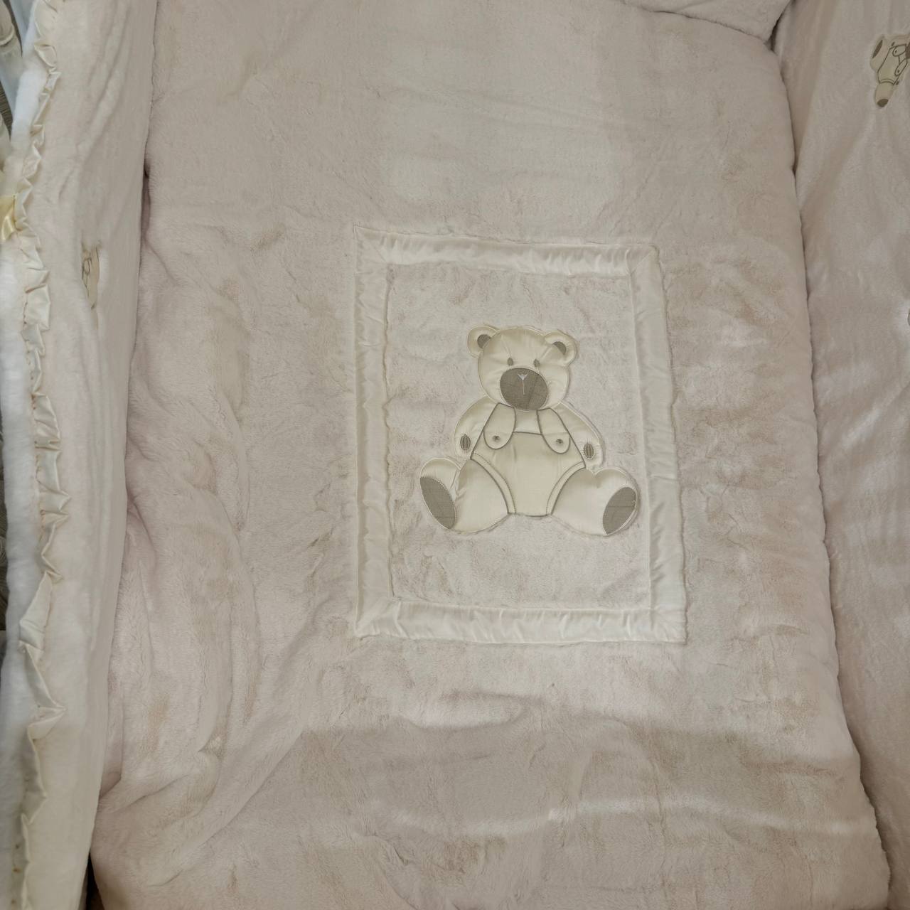 Copri Piumino c/Piumino con Orsetto 5713 (tessuto Nuvola) per Lettini Misura P/постельное белье