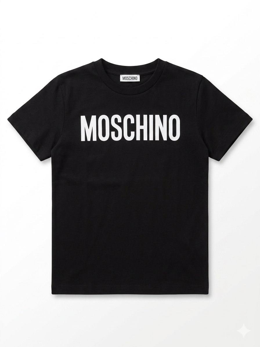Футболка MOSCHINO Универсальный Черный 10 лет
