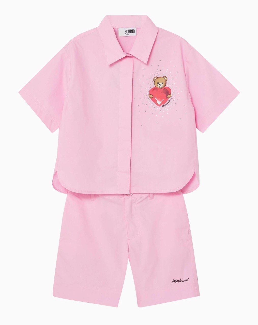 Костюм (шорты, топ) MOSCHINO Девочки Розовый 6 лет