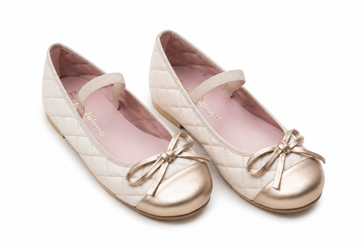 Туфли PRETTY BALLERINAS кремовый/золотой 27
